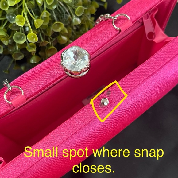 Hot Pink Evening Bag - Picture 8 of 12